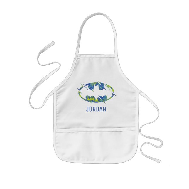 Tablier Enfant Symbole Batman Électrique (Devant)