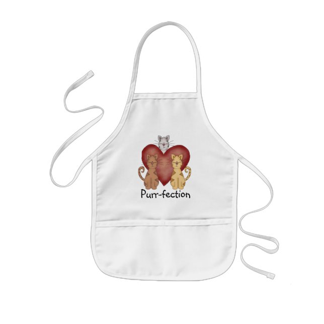 Tablier Enfant T-shirts et cadeaux de Ronronnement-fection de cha (Devant)