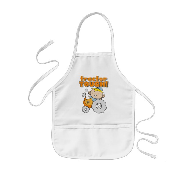 Tablier Enfant T-shirts et cadeaux durs de tracteur (Devant)