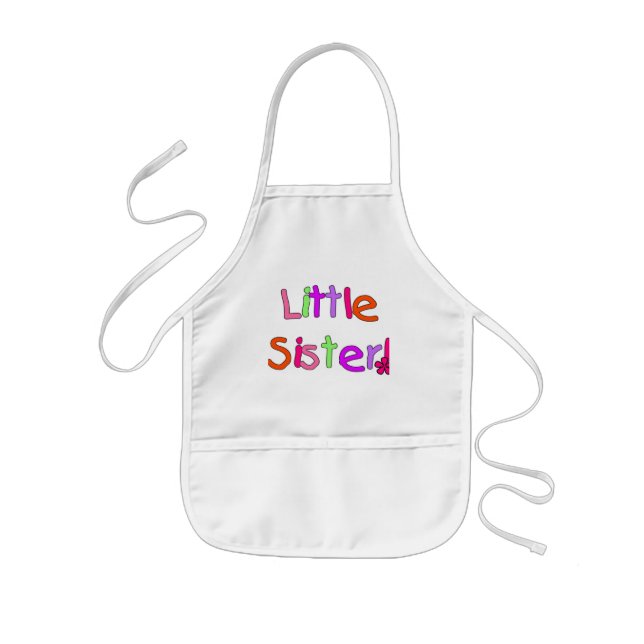 Tablier Enfant T-shirts et cadeaux Little Sister (Devant)