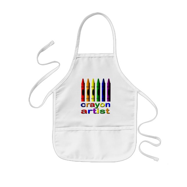 Tablier Enfant Tablier Artiste Crayon (Devant)