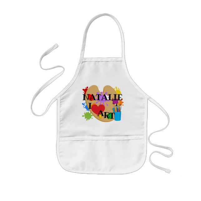 Tablier Enfant Tablier de peinture d'artiste d'enfants (Devant)