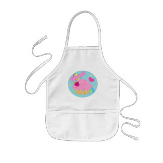 Tablier Enfant Tablier délicieux de petit gâteau d'arc-en-ciel