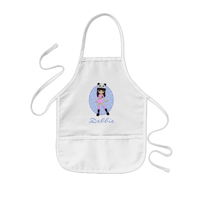 Tablier Enfant Tablier Girly de coutume de Debbie de fille (Devant)