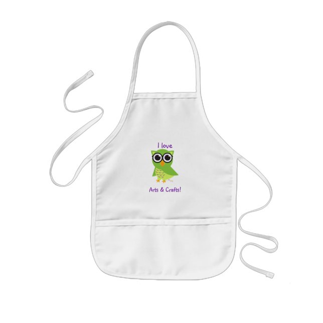 Tablier Enfant Tablier mignon de hibou (Devant)
