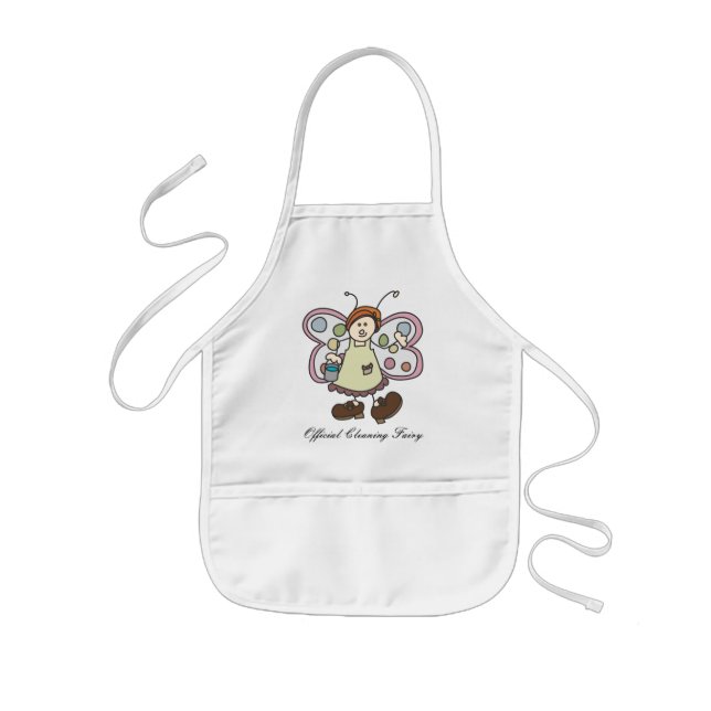 Tablier Enfant Tablier "nettoyage d'insecte de Toon de fée (Devant)