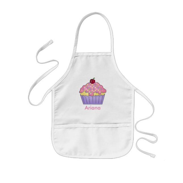 Tablier Enfant Tablier personnalisé du petit gâteau d'Ariana (Devant)