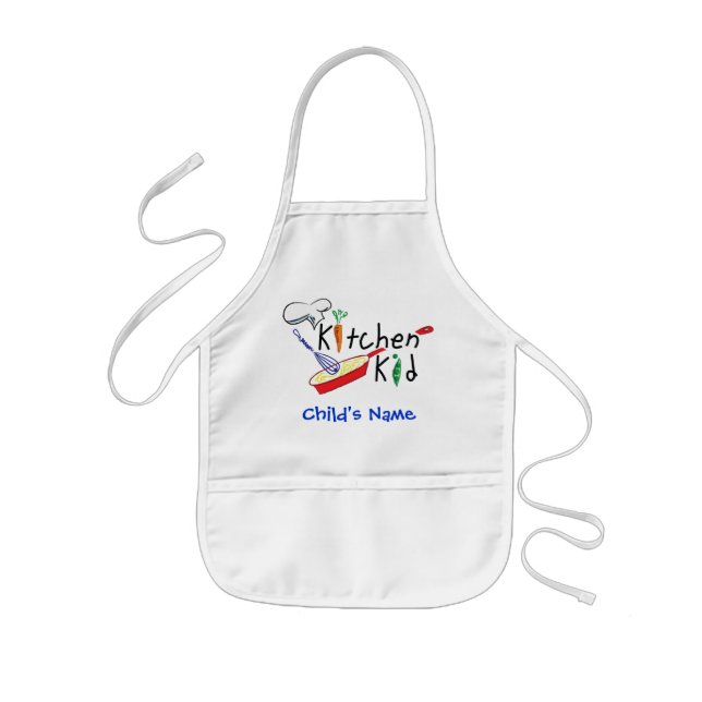 Tablier Enfant Tablier personnalisé par enfant de cuisine (Devant)