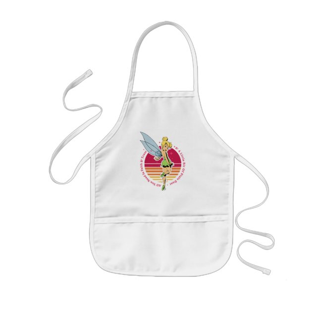 Tablier Enfant Tinker Bell | Petit peu de poussière de pixie (Devant)