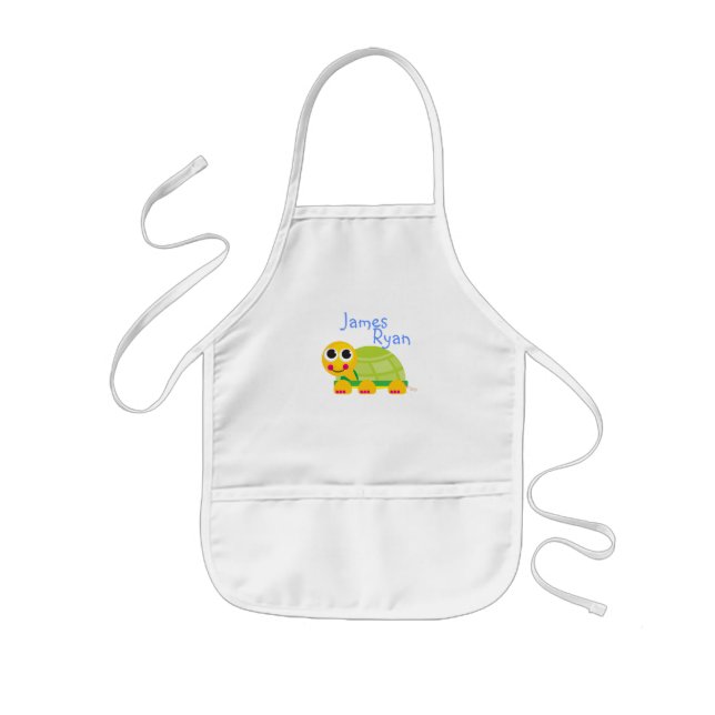 Tablier Enfant Tortue mignonne (Devant)