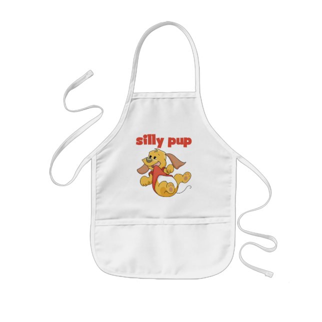 Tablier Enfant Tshirts et cadeaux Silly Pup (Devant)