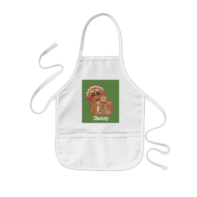 Tablier Enfant Unisex enfants personnalisable cuisson pain d'épic (Devant)