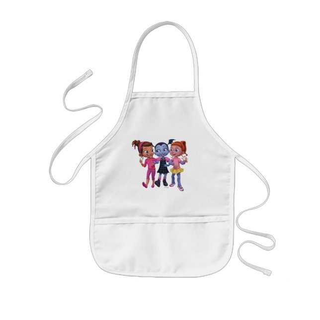 Tablier Enfant Vampirina et les filles Ghoul (Devant)