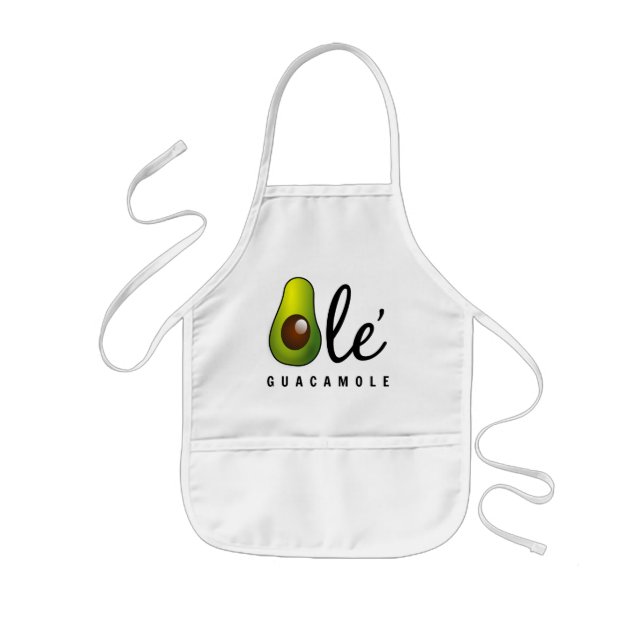 Tablier Enfant Vieux humour d'avocat de guacamole (Devant)