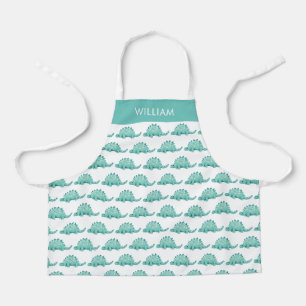 Tablier Enfants Dinosaur Stegosaurus Prénom motif