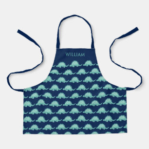 Tablier Enfants Dinosaur Stegosaurus Prénom motif Apron