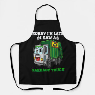 Tablier Enfants Garbage Truck Kid Funny Désolé Je suis en 
