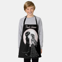 Enfants gothiques emo mignons s'embrassent pour la