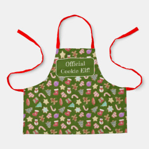 Tablier Enfants Joli Noël Cookie Elf