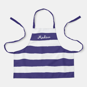 Tablier Enfants mignonnes rayures violettes Artisanat pers