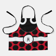 Enfants Monogramme Ladybug Apron