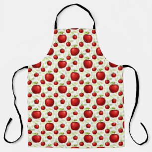 Tablier Enseignant Pommes Arbre Motif Enseignant d'art pré