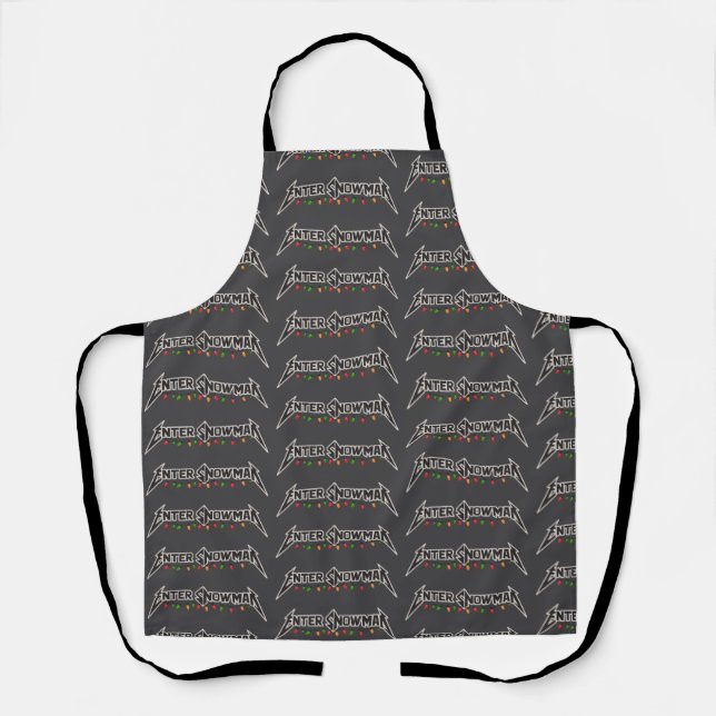 Tablier Enter Snowman Christmas Rocker Winter Rock Metal (Recto)