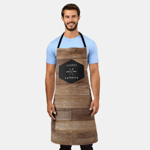 Tablier Entreprise de Catering Logo Fourchette Couteau Cro