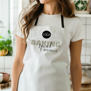 Tablier Équipe de boulangerie Logo d'entreprise Nom du gro