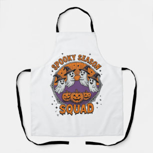 Tablier Équipe de la saison effrayante T-shirt Halloween f