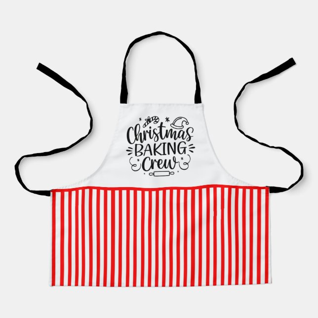 Tablier Équipe de pâtisserie de Noël (Recto)