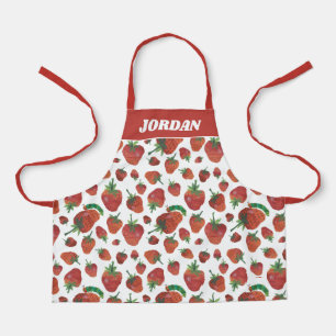 Tablier Eric Carle   Caterpillar et Motif fraise
