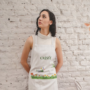 Tablier Espace Jardin Nom Personnalisé