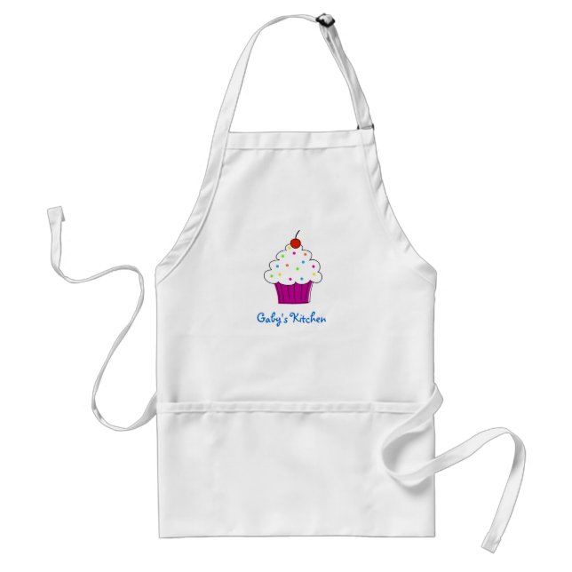Tablier Espace personnalisé Cupcake (Devant)