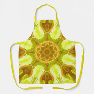 Tablier Esprit de feuillage solaire motif abstrait
