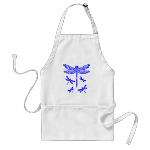 Tablier Esprit de libellule en bleu