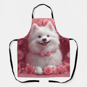 Tablier Esquimau américain avec Rose - Saint Valentin
