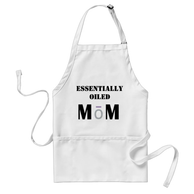 Tablier Essentiellement maman huilée (Devant)
