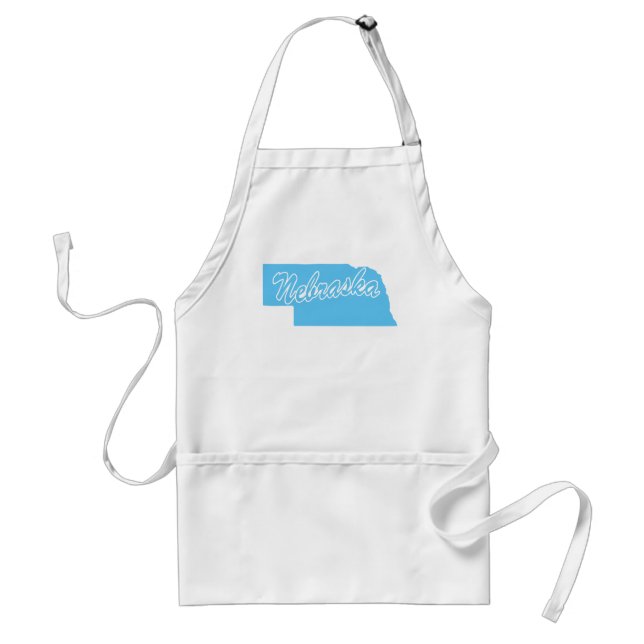 Tablier État Nebraska Adult Apron (Devant)