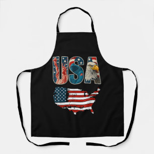 Tablier Etats-Unis Patriotique 4 juillet Amérique Drapeau 