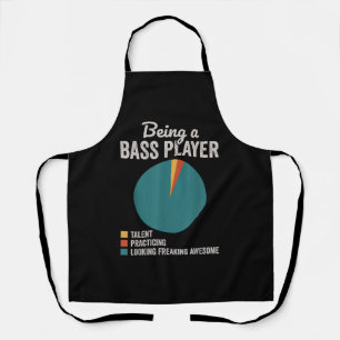 Tablier Être un musicien bassis Funny Bass Guitar Joueur