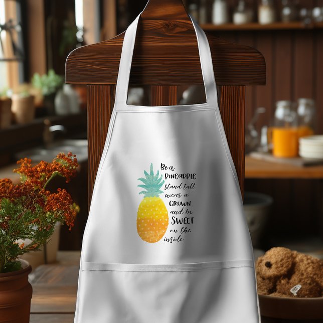 Tablier Être Une Citation De Typographie D'Ananas (Créateur téléchargé)