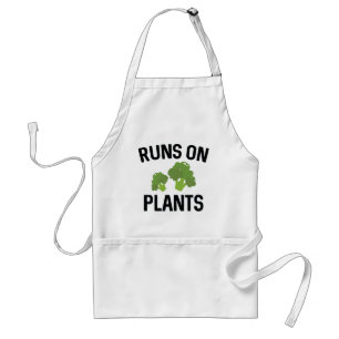 Tablier Exécute Sur Plante