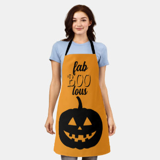Tablier FAB BOO LOUS Halloween pumpkin 