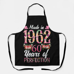 Tablier Fabriqué 1962 60 Ans 60ème 60 Année De Perfection