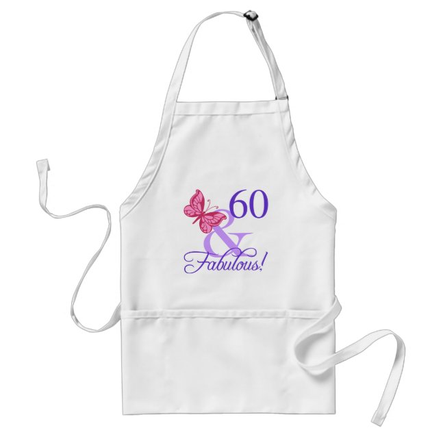 Tablier Fabuleux 60e anniversaire pour les femmes (Devant)