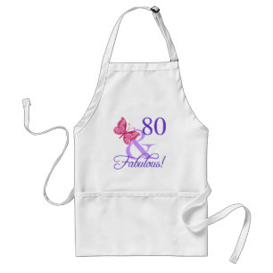 Tablier Fabuleux 80e anniversaire pour les femmes