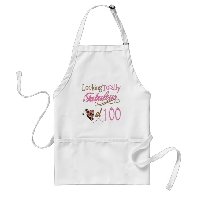 Tablier Fabuleux à 100 ans (Devant)