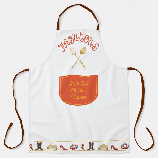 Tablier Fabuleux à l'entrée et à l'extérieur de la cuisine (Recto)
