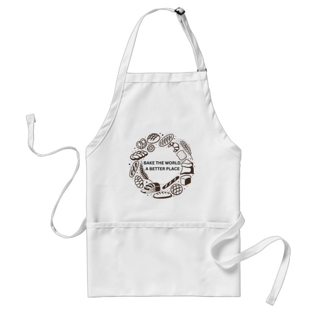 Tablier Faire du monde un meilleur endroit Apron (Devant)